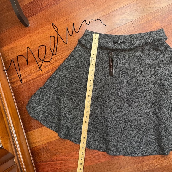 Catherine Malandrino Charcoal A-Line Skirt - Picture 6 of 8